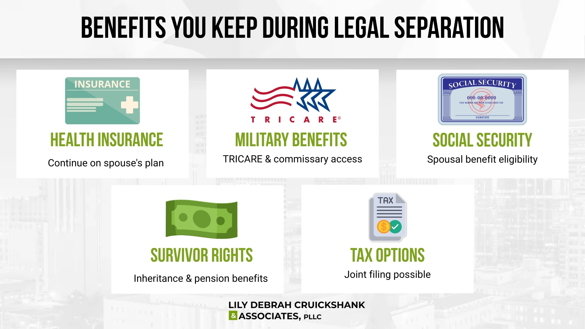 Benefits You Keep During Legal Separation